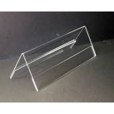 Table Name Holder / ACRYLIC, 61 x 150mm